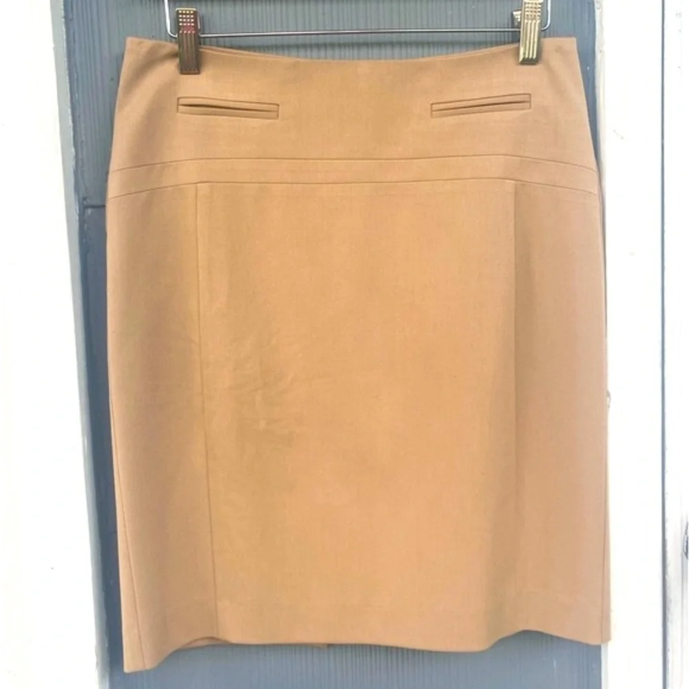 Express tan 2 pocket pencil skirt - Picture 5 of 16